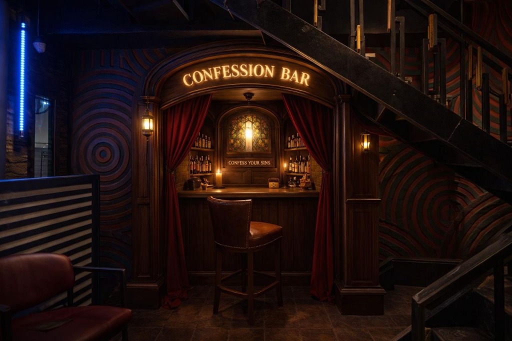 Confession Bar at SINNERR Kolkata